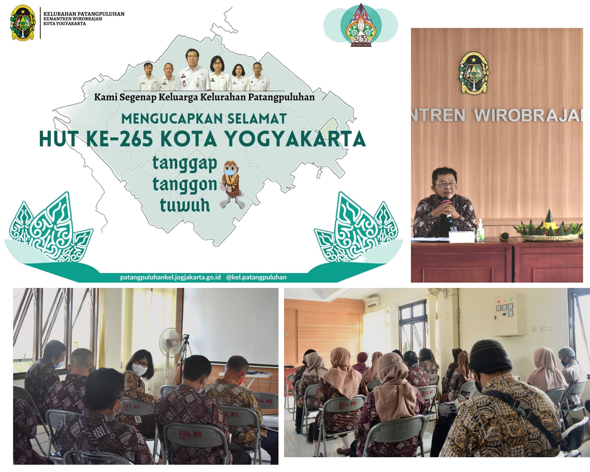 Perayaan HUT Ke-265 Kota Yogyakarta Di Kemantren Wirobrajan